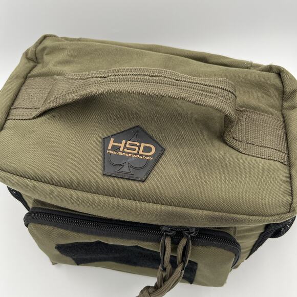 High Speed Daddy Lunch Box Bag Insulated Durable Cooler Fishing Bait Bag Green - Picture 2 of 9